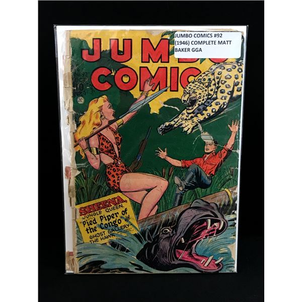 JUMBO COMICS #92 (1946) - GGA