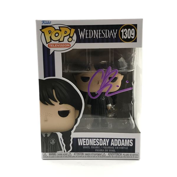 CHRISTINA RICCI SIGNED WEDNESDAY ADDAMS FUNKO POP - WWOC COA