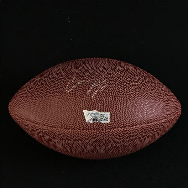 CHRISTIAN MCCAFFREY SIGNED FOOTBALL - ACE COA