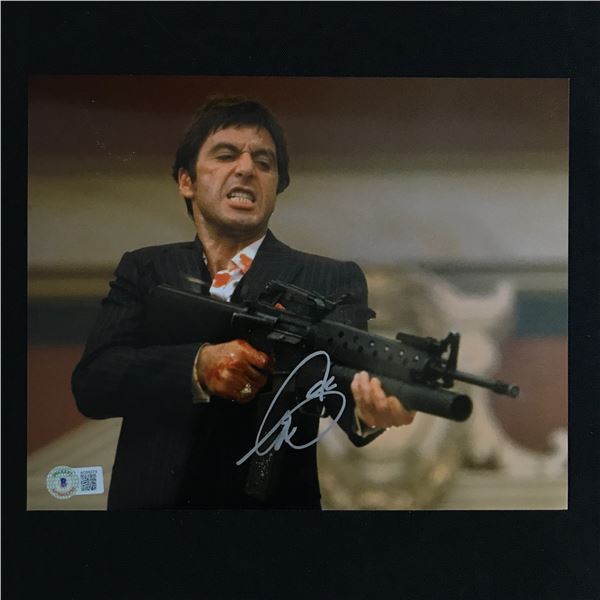 AL PACINO SIGNED SCARFACE 8X10 - BECKETT COA