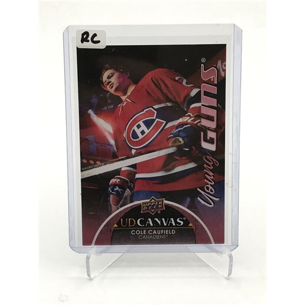 2021-22 UPPER DECK SERIES 2 HOCKEY COLE CAULFIELD YOUNG GUNS ROOKIE HOCKEY TRADING CARD