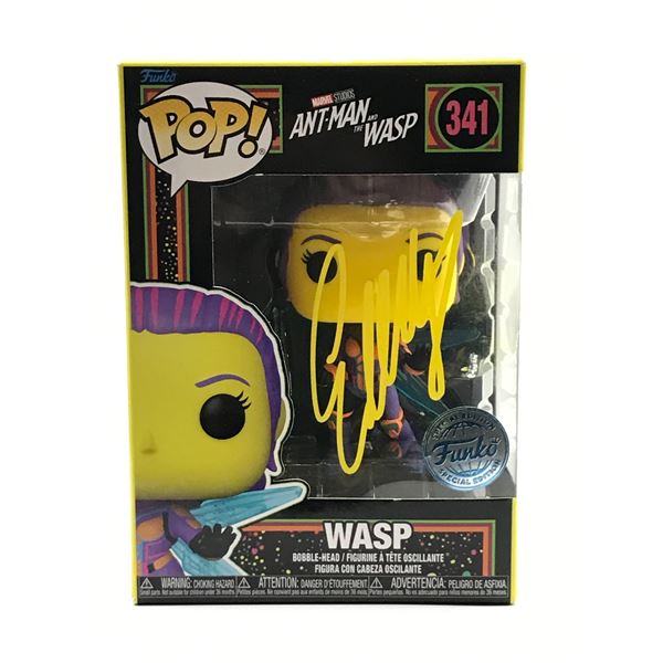 EVANGELINE LILLY SIGNED WASP FUNKO POP - KB COA