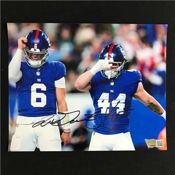 JAXSON DART AND CAM SKATTEBO DUAL SIGNED 8X10 - ACE COA
