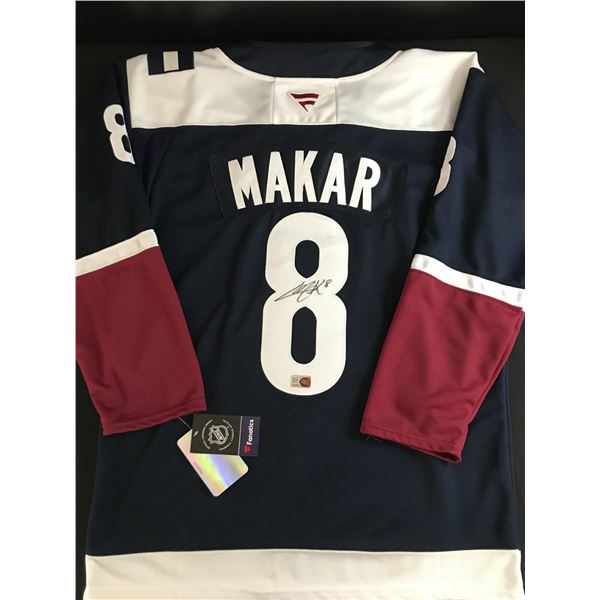CALE MAKAR SIGNED COLORADO AVALANCHE CUSTOM JERSEY - ELITE COA