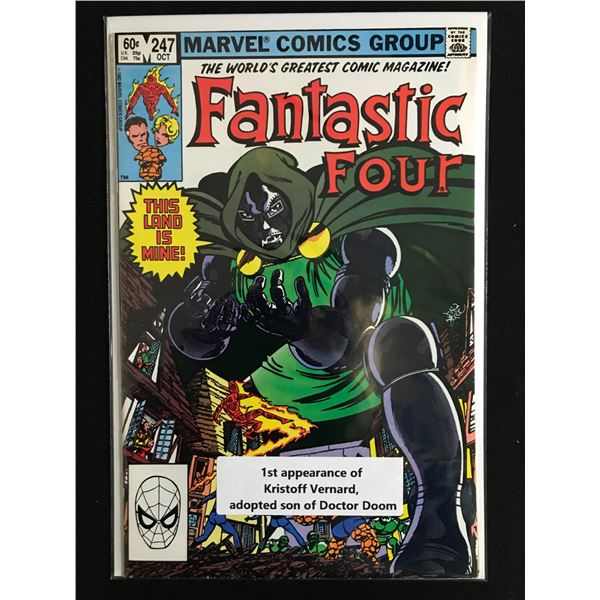 THE FANTASTIC FOUR #247 1ST APP KRISTOFF VERNARD - MARVEL COMICS