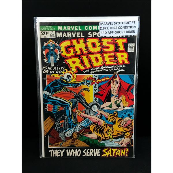 MARVEL SPOTLIGHT ON THE GHOST RIDER #7 (1972) 3RD APP GHOST RIDER - MARVEL COMICS