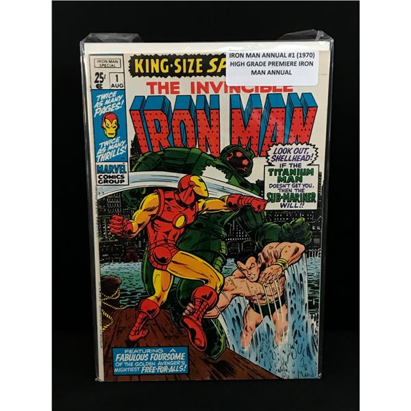 THE INVINCIBLE IRON MAN ANNUAL #1 (1970) - MARVEL COMICS