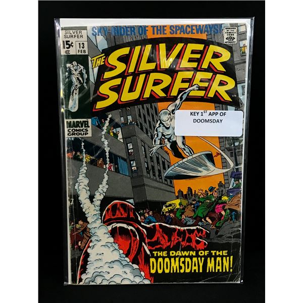 THE SILVER SURFER #13 1ST APP OF DOOMSDAY - MARVEL COMICS