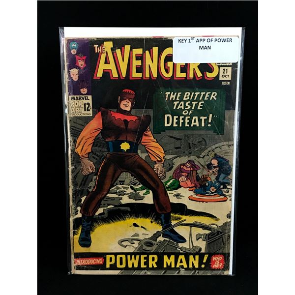 THE AVENGERS #21 1ST APP OF POWER MAN - MARVEL COMICS