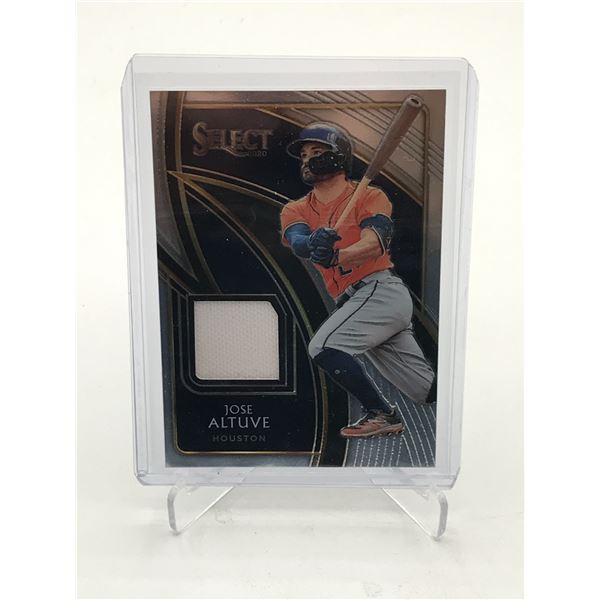 2020 PANINI SELECT BASEBALL JOSE ALTUVE PATCH TRADING CARD