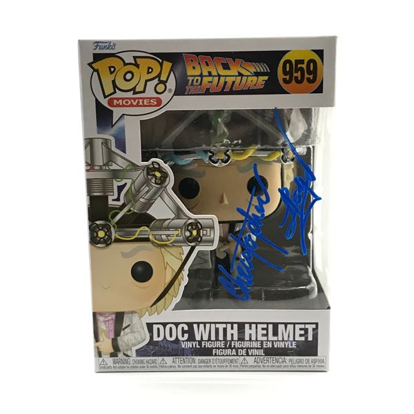 CHRISTOPHER LLOYD SIGNED DOC BACK TO THE FUTURE FUNKO POP - WWOC COA