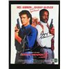 Image 1 : MEL GIBSON AND DANNY GLOVER DUAL SIGNED LETHAL WEAPON 8X10 - WWOC COA