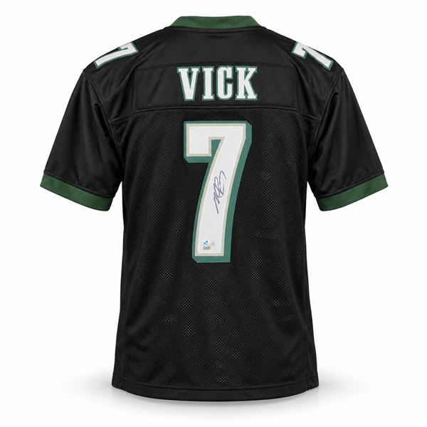 MICHAEL VICK SIGNED FOOTBALL JERSEY - BECKETT COA