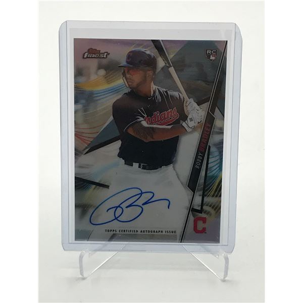 2020 TOPPS FINEST BASEBALL BOBBY BRADLEY SIGNED ROOKIE TRADING CARD