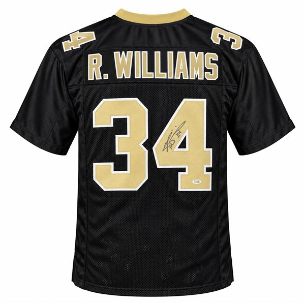 RICKY WILLIAMS SIGNED FOOTBALL JERSEY - JSA COA