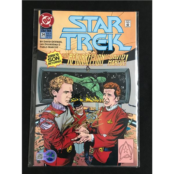 WILLIAM SHATNER SIGNED STAR TREK COMIC - WWOC COA