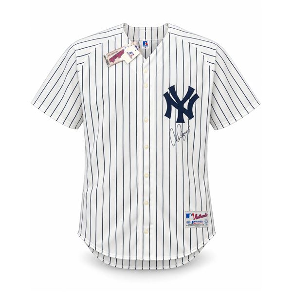 ALEX RODRIGUEZ SIGNED NEW YORK YANKEES BASEBALL JERSEY (BECKETT COA)