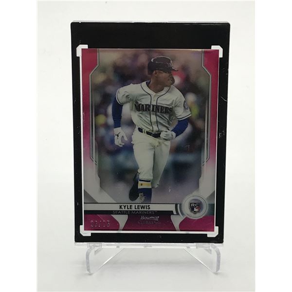 2020 TOPPS KYLE LEWIS ROOKIE BASEBALL TRADING CARD 26/75