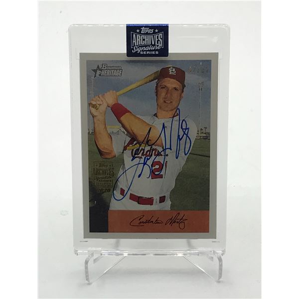 2020 TOPPS ARCHIVE SIGNATURE SERIES TINO MARTINEZ SIGNED TRADING CARD 12/62