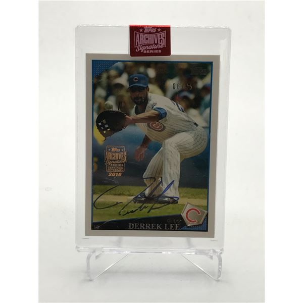 2019 TOPPS ARCHIVE SIGNATURE SERIES DERREK LEE SIGNED TRADING CARD 6/15