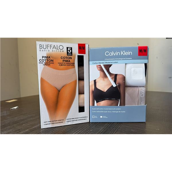 Brand New Buffalo & Calvin Klein Women’s Underwear and Bralette Lot – Size Medium