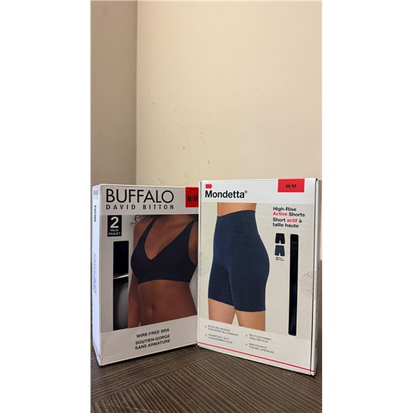 Brand New - Brand New Buffalo Wire-Free Bra & Mondetta High-Rise Active Shorts – Size M
