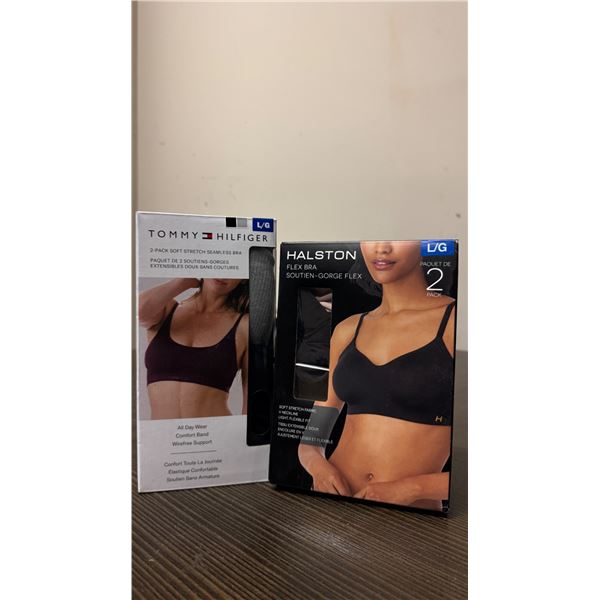 Brand New - Brand New Tommy Hilfiger Seamless Bras & Halston Flex Bras – Size L