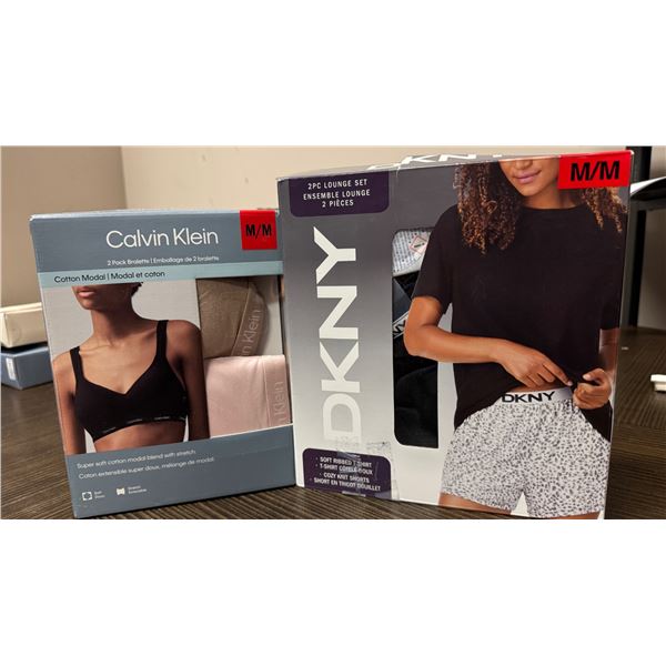 Brand New - Brand New Calvin Klein Bralettes & DKNY Lounge Set – Size M