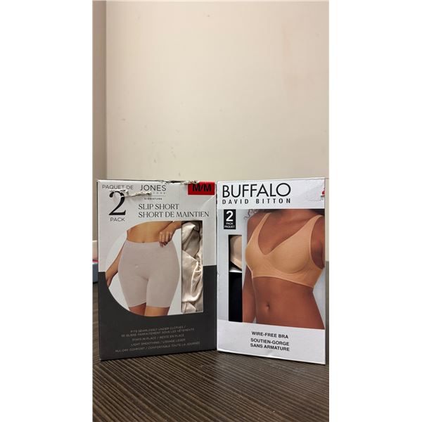 Brand New - Brand New Jones New York Slip Shorts & Buffalo Wire-Free Bras