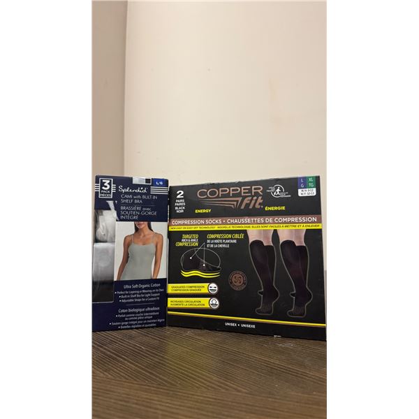 Brand New - Brand New Splendid Camisoles & Copper Fit Compression Socks – Sizes Large and L