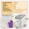 Image 3 : Brand New - Brand New 15-in-1 Automatic Bread Maker – 3 lb Capacity, 950W