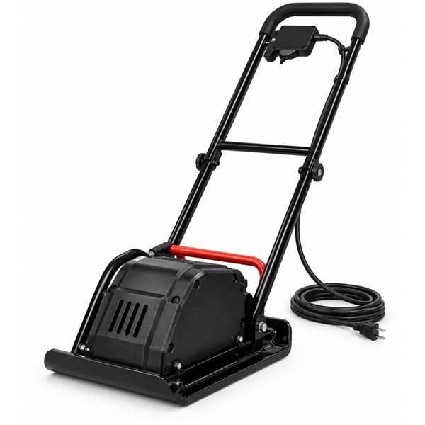 Brand New - Brand New open box 130W Electric Plate Compactor with Folding Handle