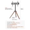 Image 2 : Brand New - Brand New Tripod Easel TV Stand for 40–65 Inch TVs