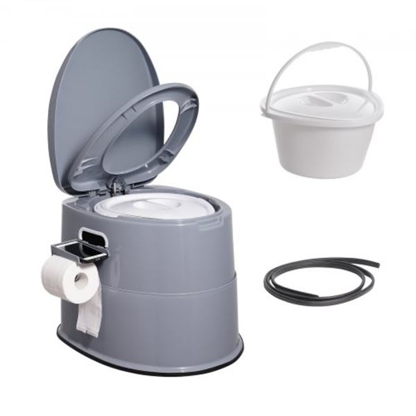 Brand New - Brand New Portable Camping Toilet with Detachable Bucket