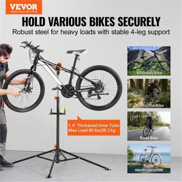 Brand New - Brand New Heavy-Duty Adjustable Folding Bike Repair Stand