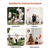 Image 1 : Brand New - Brand New 8 × 8 FT Gold Metal Wedding Arch Backdrop Stand