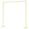 Image 2 : Brand New - Brand New 8 × 8 FT Gold Metal Wedding Arch Backdrop Stand