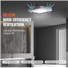 Image 5 : Brand New - Brand New 80 CFM Bathroom Exhaust Fan with 4000K LED Light