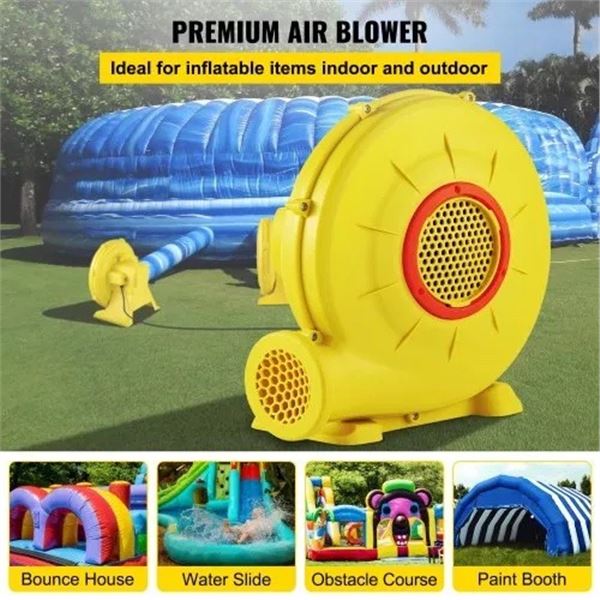 Brand New - Brand New 450W 0.6HP Air Blower for Inflatable Bounce Houses