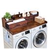 Image 1 : Brand New - Brand New 54” Washer and Dryer Countertop with Storage Drawers – Brown