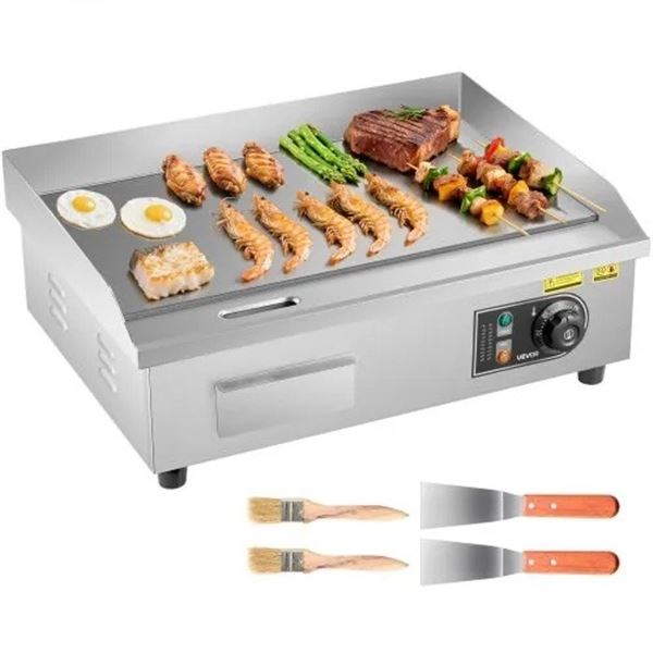 Brand New - open box- 21” Commercial Electric Flat Top Griddle – 3200W