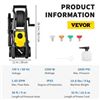 Image 3 : Brand New - open box Electric Pressure Washer with Hose Reel & Foam Bottle – 1.65 GPM
