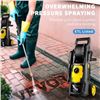 Image 4 : Brand New - open box Electric Pressure Washer with Hose Reel & Foam Bottle – 1.65 GPM