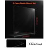 Image 4 : Brand New - Brand New Clear PET Plastic Sheets, 24″ x 36″, 1 mm Thick – 5