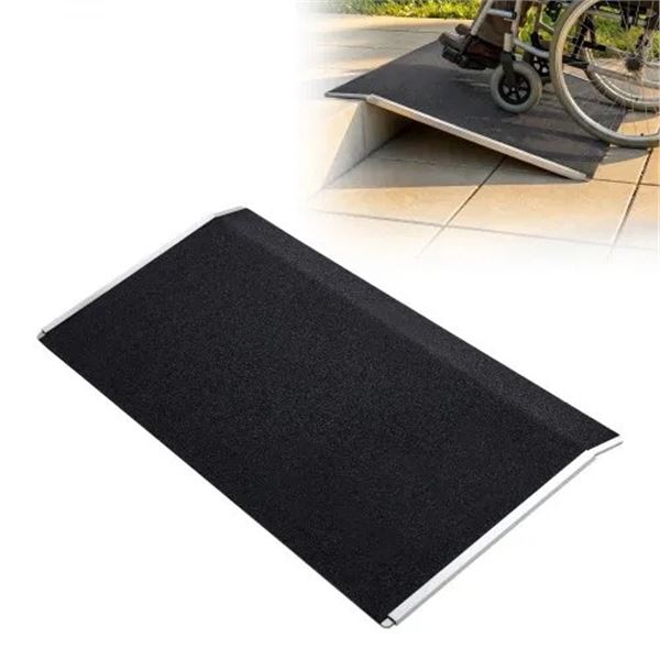 Brand New - Brand new Aluminum Threshold Ramp 31.9x15.4” 400lbs Non-Slip Doorway Wheelchair