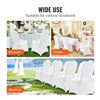 Image 4 : Brand New - Brand New 100-Pack White Stretch Banquet Chair Covers
