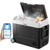 Image 1 : Brand New - Brand New VEVOR EA45-D 45L 48QT Dual Zone Car Refrigerator Freezer APP Control