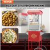 Image 4 : Brand New - Brand New VEVOR Popcorn Machine with Cart 8oz 800W Commercial Popper Red