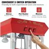 Image 5 : Brand New - Brand New VEVOR Popcorn Machine with Cart 8oz 800W Commercial Popper Red