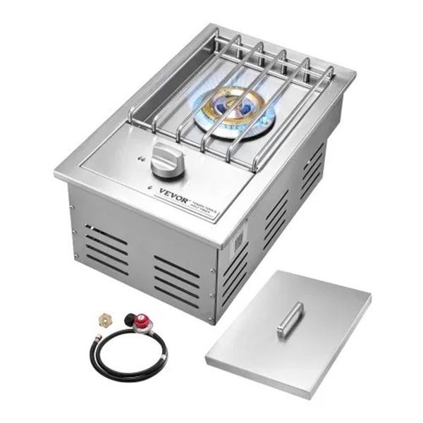 Brand New - Brand New Single Side Burner 15000BTU 304 Stainless Steel GSB1